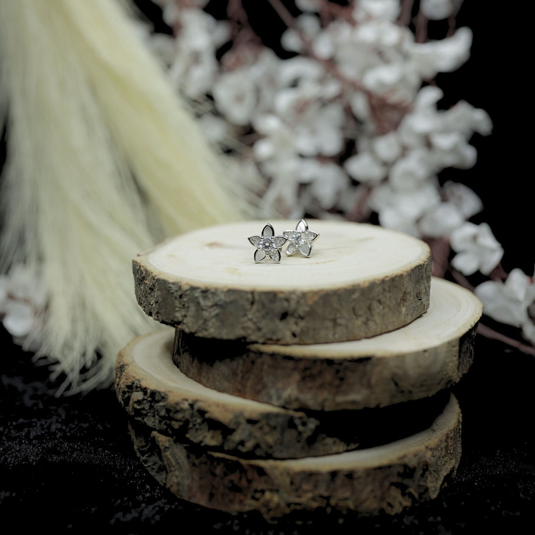 Eternal Blossom Silver Necklace Set